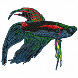 Fishes Embroidery Design 2 Fishes Embroidery Design 2